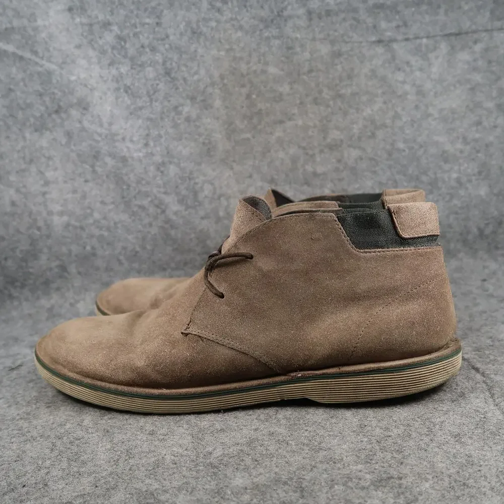 Camper Shoes Mens 45 Chukka Boots Leather Casual Lifestyle Lace Up Brown Comfort